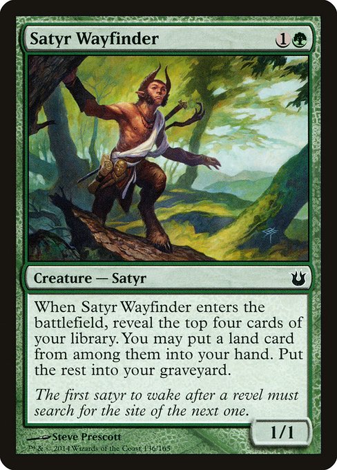 Satyr Wayfinder - Born of the Gods Common Card