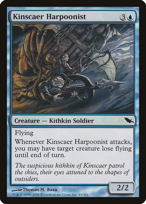 Kinscaer Harpoonist - Shadowmoor Common Card