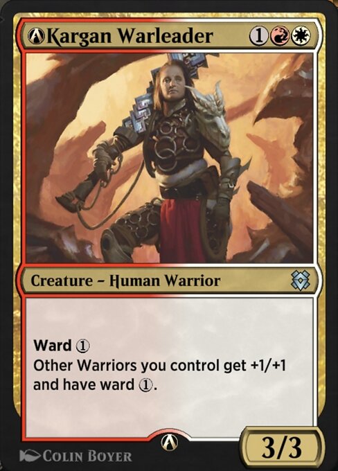 A-Kargan Warleader - Zendikar Rising Uncommon Card