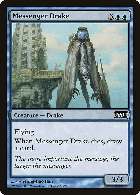 Messenger Drake - Magic 2014 Common Card