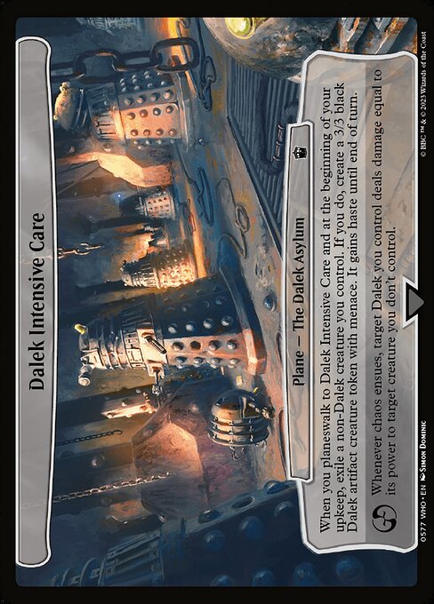 Dalek Intensive Care - Doctor Who Common Card