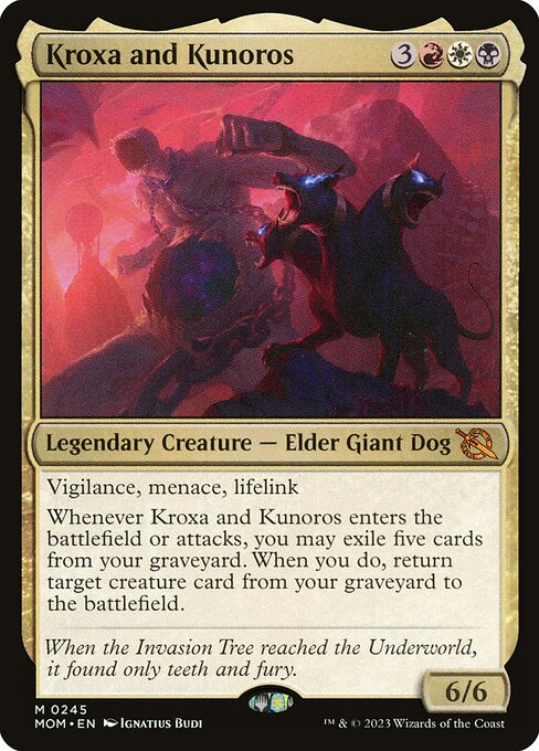 Kroxa and Kunoros - March of the Machine Mythic Card