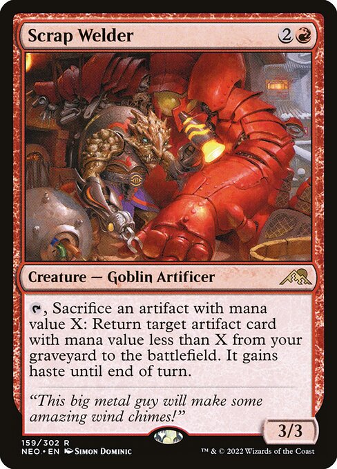 Scrap Welder - Kamigawa: Neon Dynasty Rare Card