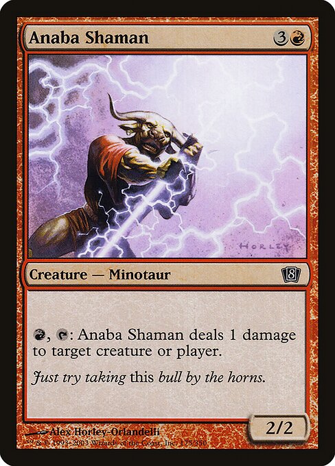 Anaba Shaman - Eighth Edition Common Card