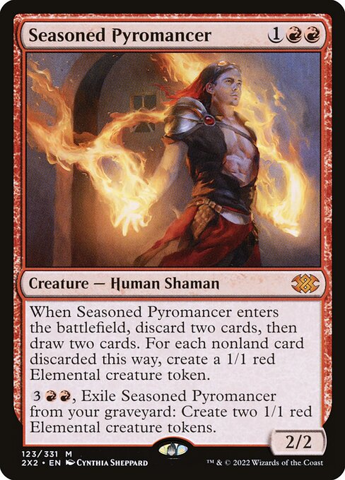 Seasoned Pyromancer - Double Masters 2022 Mythic Card