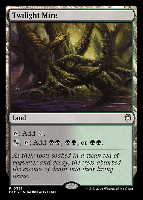 Twilight Mire - Bloomburrow Commander Rare Card