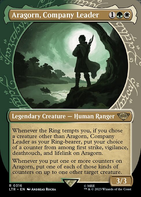 Aragorn, Company Leader - The Lord of the Rings: Tales of Middle-earth Rare Card