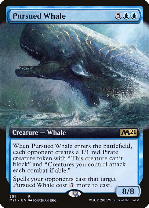 Pursued Whale - Core Set 2021 Rare Card