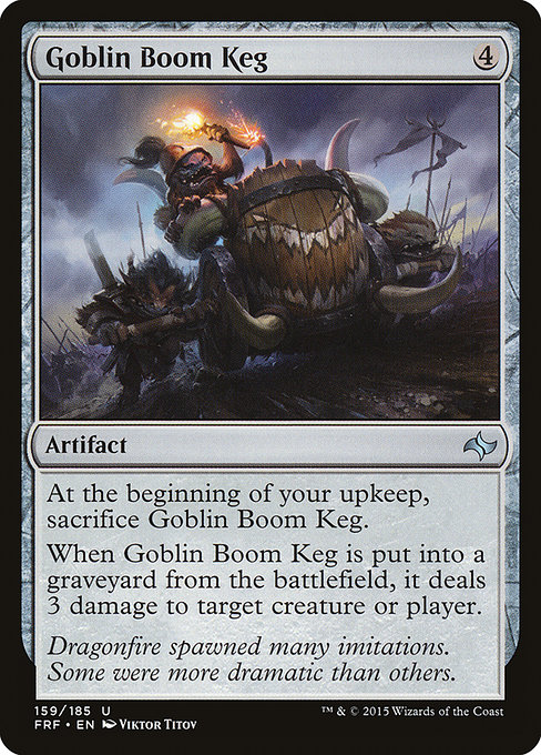Goblin Boom Keg - Fate Reforged Uncommon Card