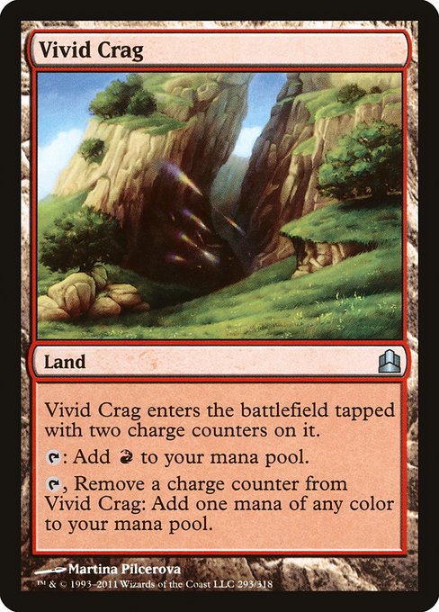 Vivid Crag - Commander 2011 Uncommon Card