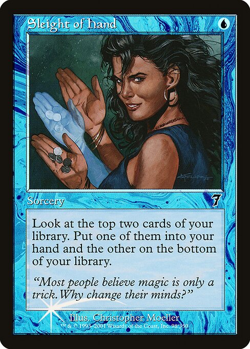Sleight of Hand - Seventh Edition Common Card
