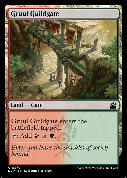 Gruul Guildgate - Ravnica Remastered Common Card
