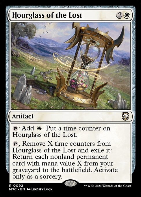 Hourglass of the Lost - Modern Horizons 3 Commander Rare Card