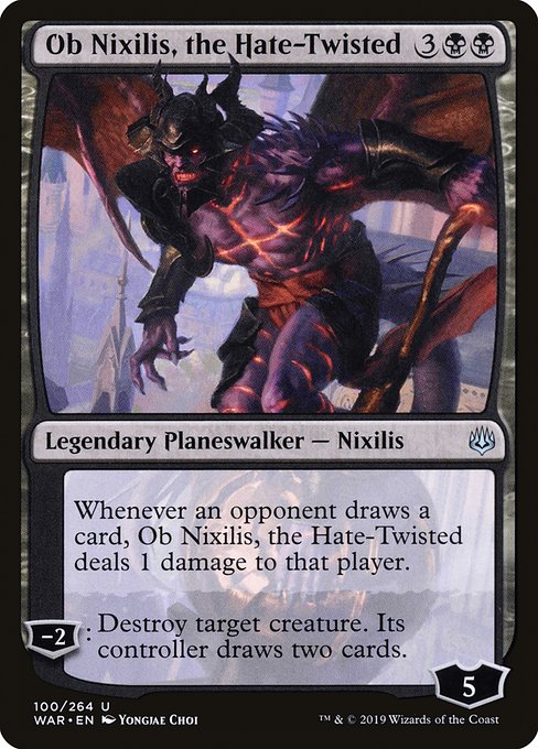 Ob Nixilis, the Hate-Twisted - War of the Spark Uncommon Card