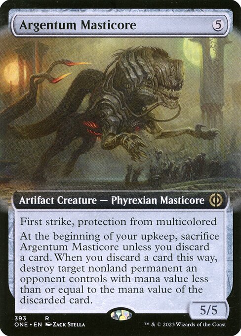 Argentum Masticore - Phyrexia: All Will Be One Rare Card