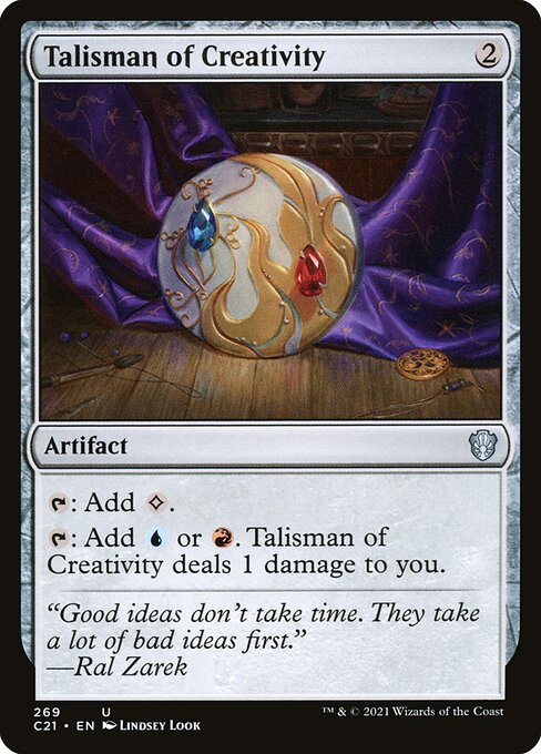 Talisman of Creativity - Commander 2021 Uncommon Card