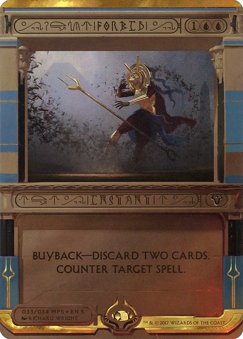 Forbid - Amonkhet Invocations Special Card