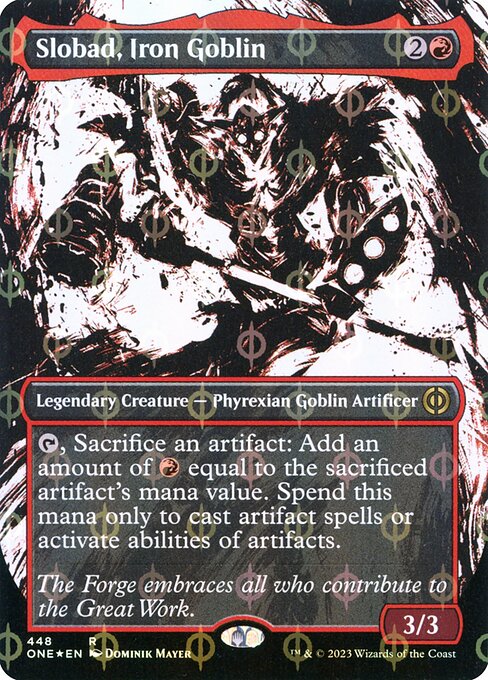 Slobad, Iron Goblin - Phyrexia: All Will Be One Rare Card