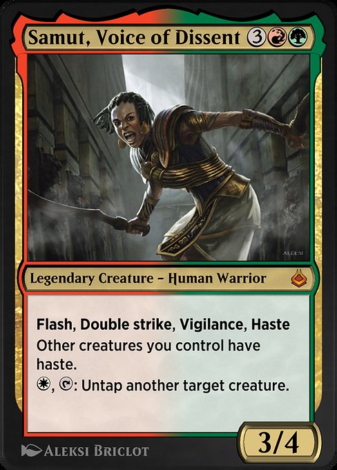 Samut, Voice of Dissent - Amonkhet Remastered Mythic Card