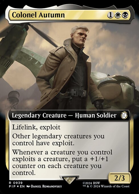 Colonel Autumn - Fallout Rare Card
