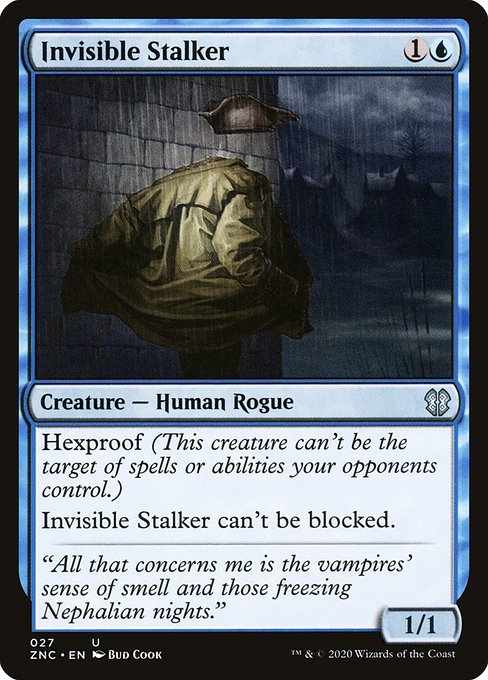 Invisible Stalker - Zendikar Rising Commander Uncommon Card