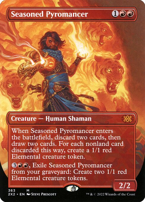 Seasoned Pyromancer - Double Masters 2022 Mythic Card