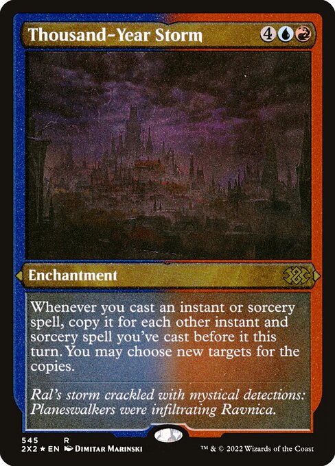 Thousand-Year Storm - Double Masters 2022 Rare Card
