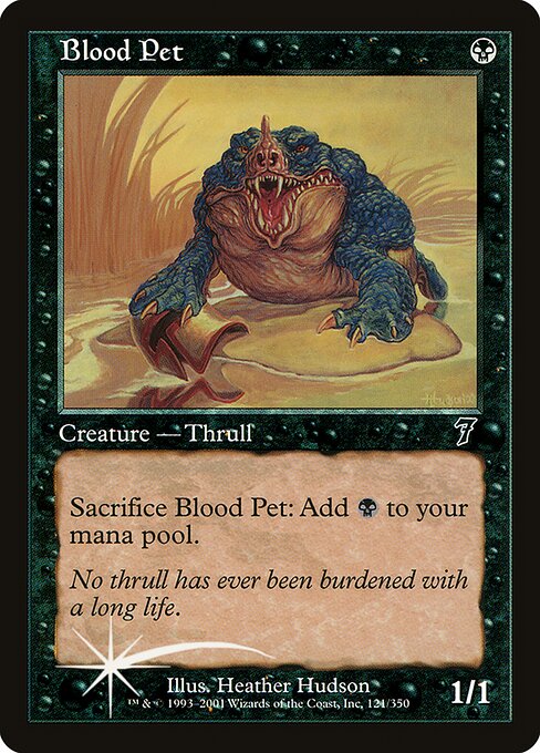 Blood Pet - Seventh Edition Common Card