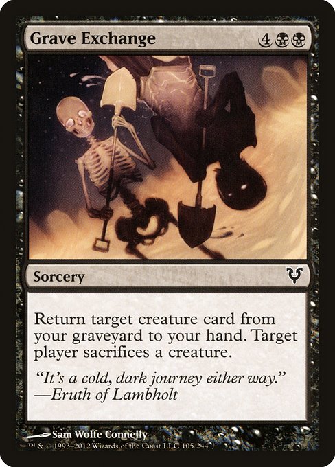 Grave Exchange - Avacyn Restored Common Card