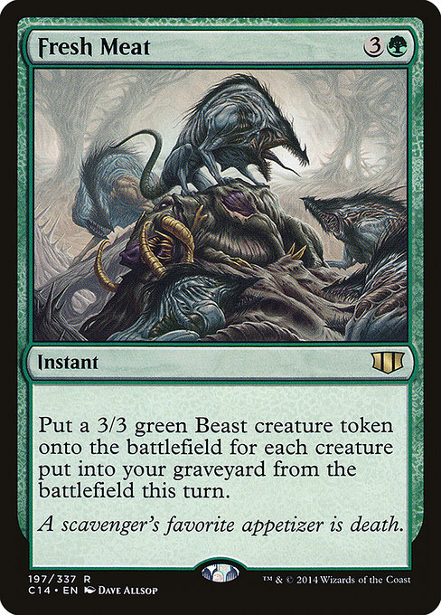 Fresh Meat - Commander 2014 Rare Card