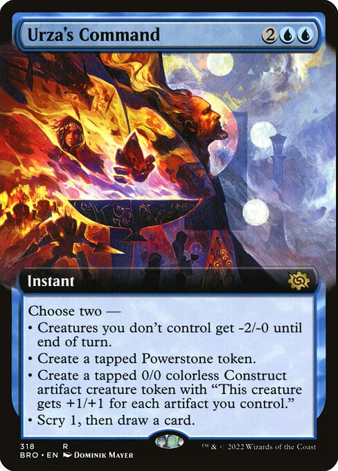 Urza's Command - The Brothers' War Rare Card