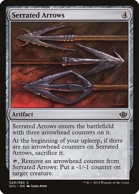 Serrated Arrows - Duel Decks Anthology: Garruk vs. Liliana Common Card