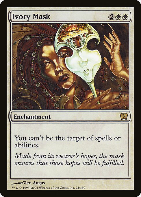 Ivory Mask - Ninth Edition Rare Card