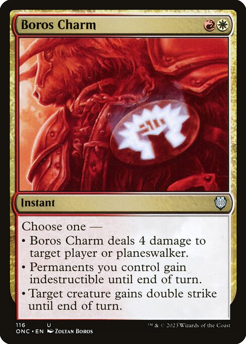 Boros Charm - Phyrexia: All Will Be One Commander Uncommon Card