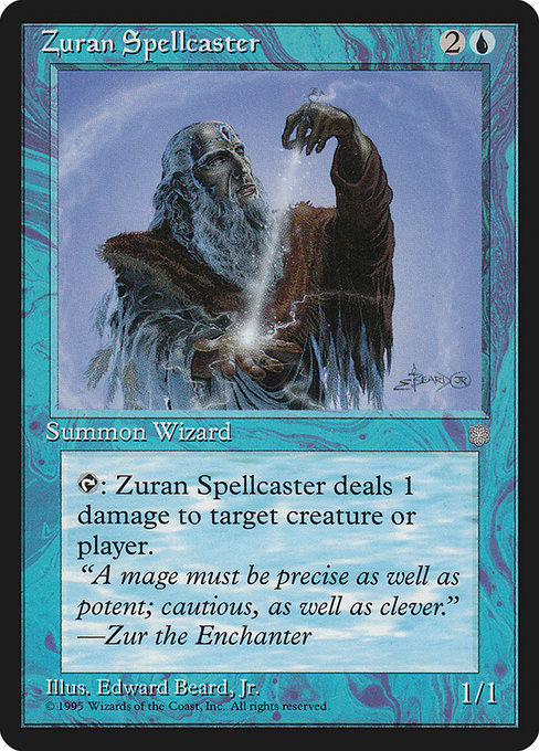 Zuran Spellcaster - Ice Age Common Card