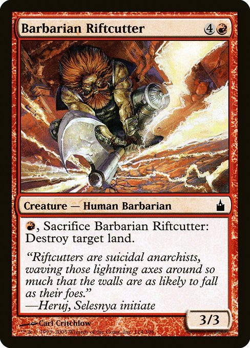 Barbarian Riftcutter - Ravnica: City of Guilds Common Card