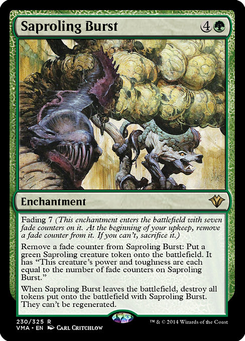 Saproling Burst - Vintage Masters Rare Card