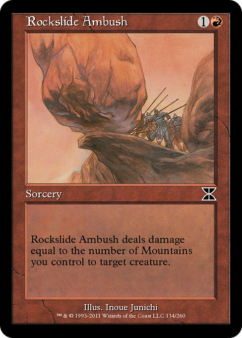 Rockslide Ambush - Masters Edition IV Common Card