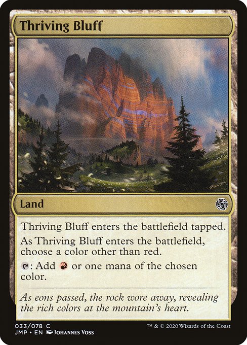 Thriving Bluff - Jumpstart Common Card