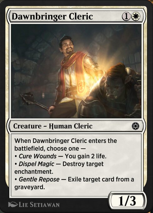 Dawnbringer Cleric - Alchemy Horizons: Baldur's Gate Common Card