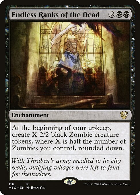Endless Ranks of the Dead - Midnight Hunt Commander Rare Card