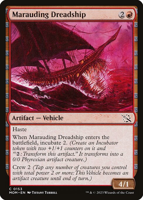 Marauding Dreadship - March of the Machine Common Card