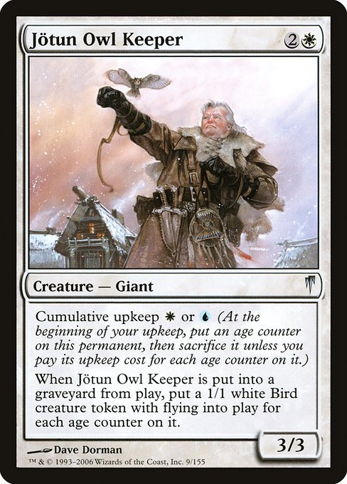 Jötun Owl Keeper - Coldsnap Uncommon Card