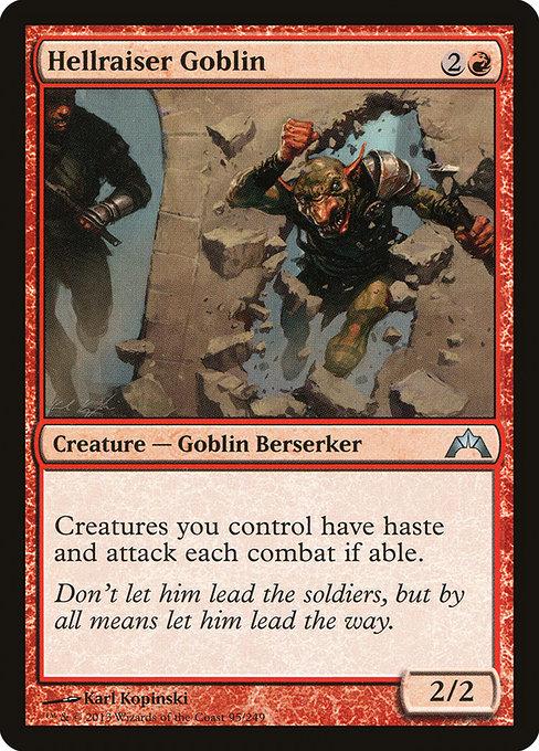 Hellraiser Goblin - Gatecrash Uncommon Card