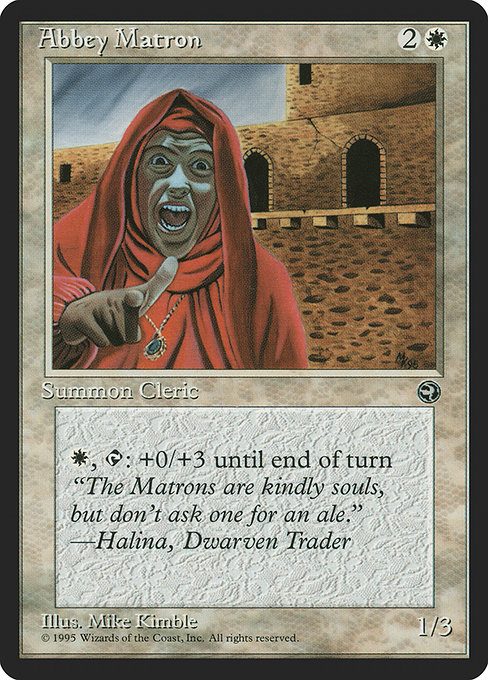 Abbey Matron - Homelands Common Card