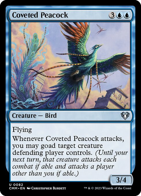 Coveted Peacock - Commander Masters Uncommon Card