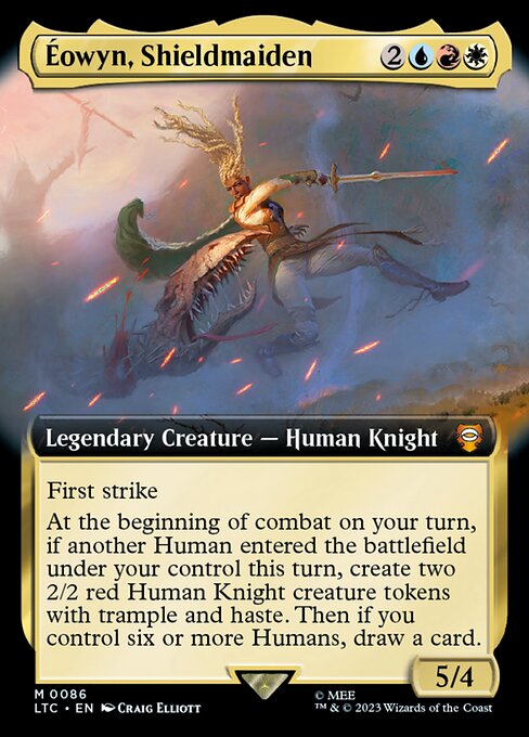 Éowyn, Shieldmaiden - Tales of Middle-earth Commander Mythic Card