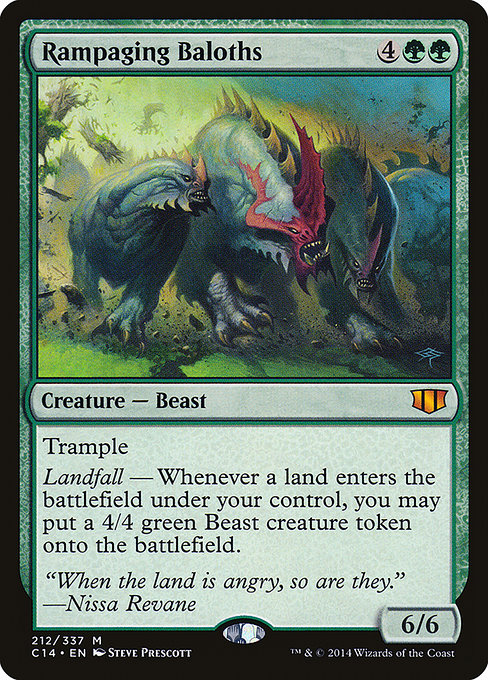 Rampaging Baloths - Commander 2014 Mythic Card