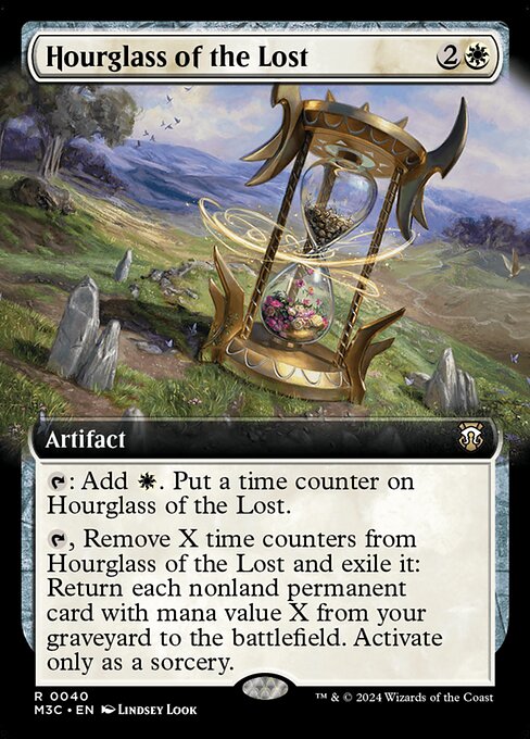 Hourglass of the Lost - Modern Horizons 3 Commander Rare Card