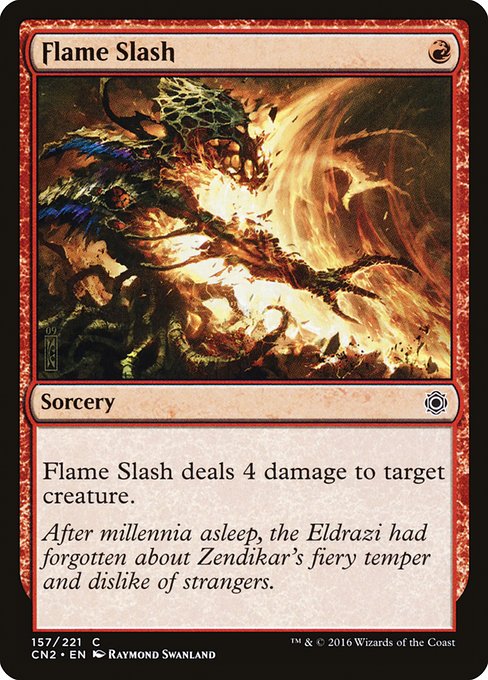 Flame Slash - Conspiracy: Take the Crown Common Card
